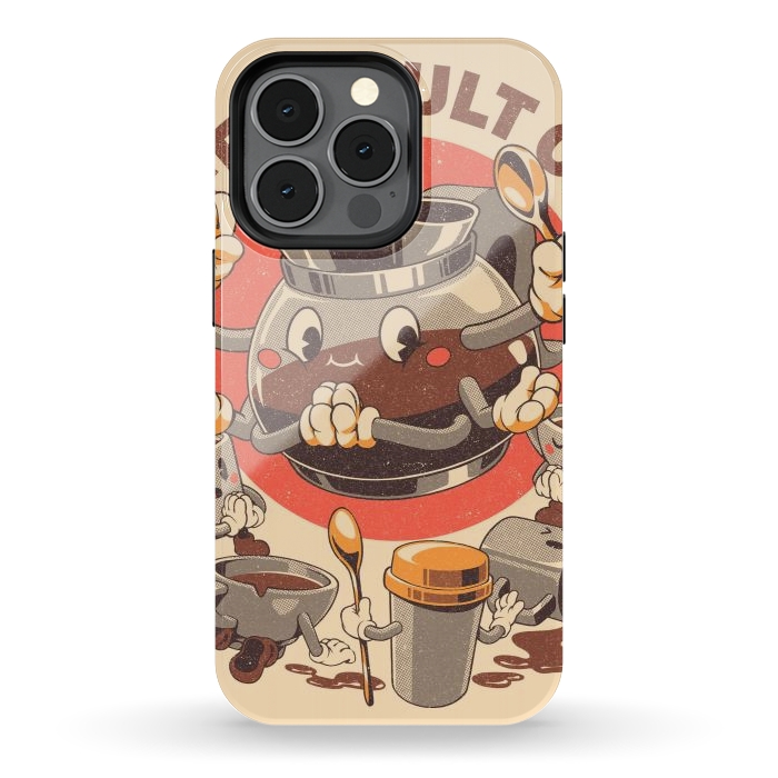 iPhone 13 pro StrongFit Holy Coffee Club by Ilustrata