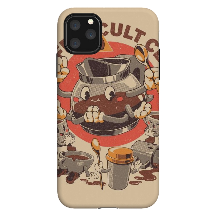 iPhone 11 Pro Max StrongFit Holy Coffee Club by Ilustrata