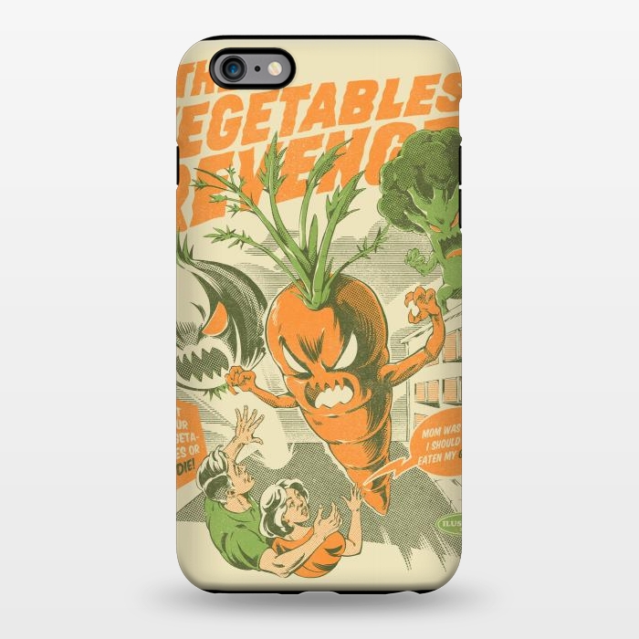 iPhone 6/6s plus StrongFit Eat your Vegetables by Ilustrata