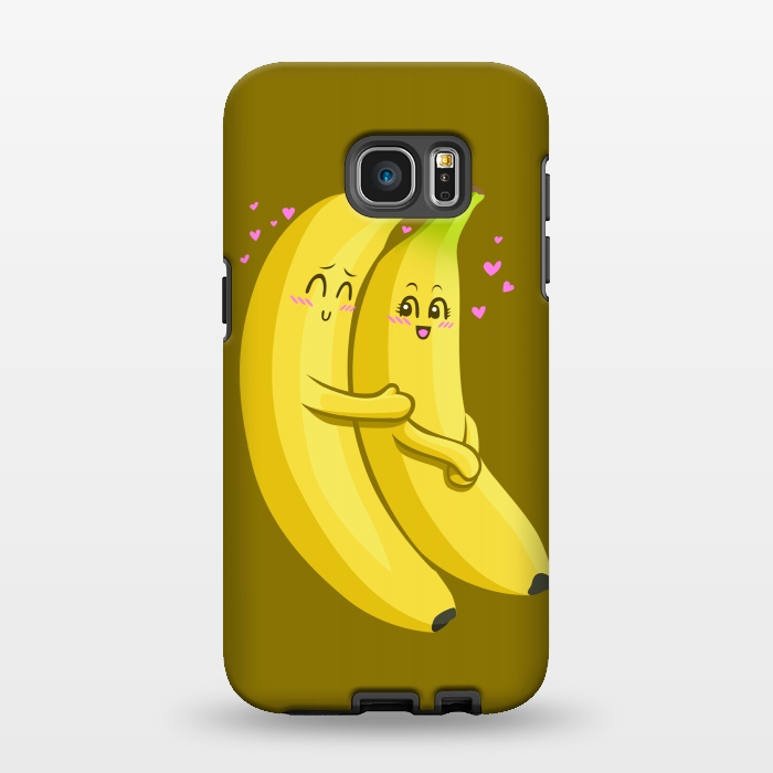 Galaxy S7 EDGE StrongFit Embrace of bananas by Alberto