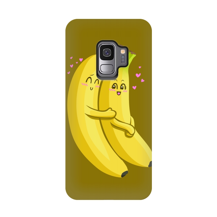 Galaxy S9 StrongFit Embrace of bananas by Alberto