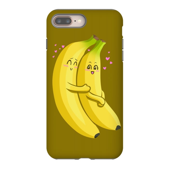 iPhone 8 plus StrongFit Embrace of bananas by Alberto
