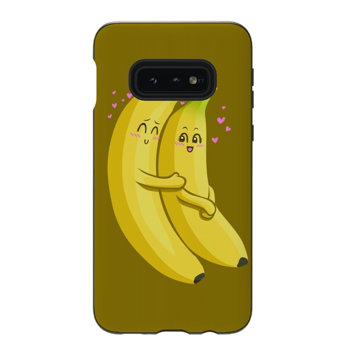 Galaxy S10e StrongFit Embrace of bananas by Alberto