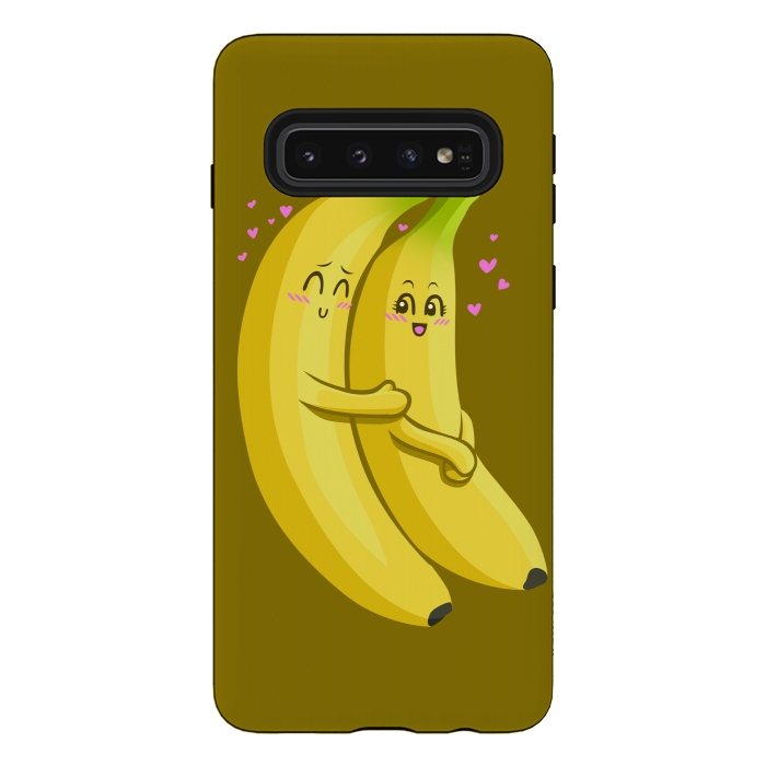 Galaxy S10 StrongFit Embrace of bananas by Alberto