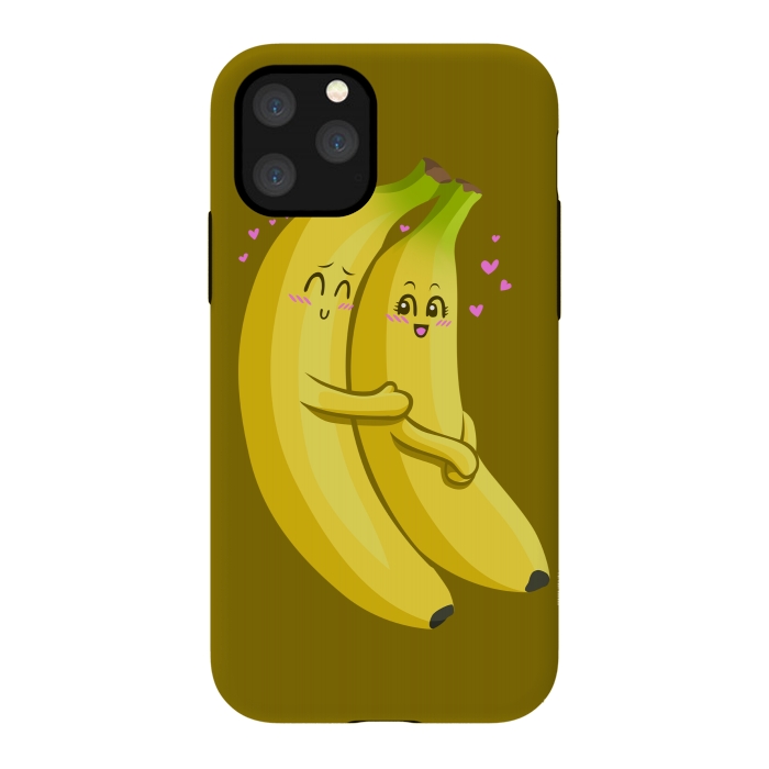 iPhone 11 Pro StrongFit Embrace of bananas by Alberto