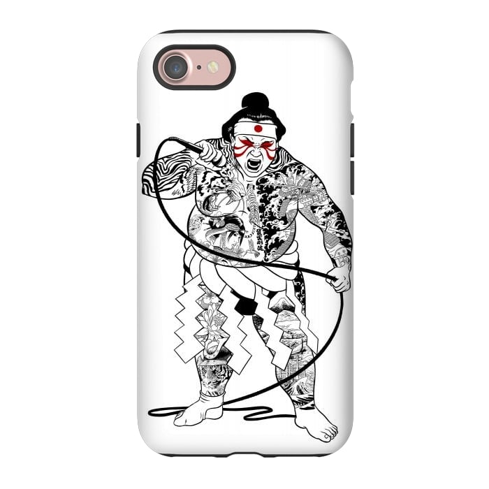 iPhone 7 StrongFit Japanese sumo singer by Alberto