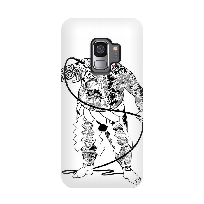 Galaxy S9 StrongFit Japanese sumo singer by Alberto