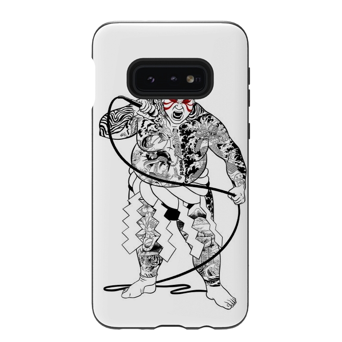 Galaxy S10e StrongFit Japanese sumo singer by Alberto