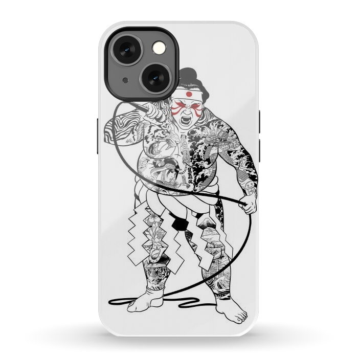 iPhone 13 StrongFit Japanese sumo singer by Alberto