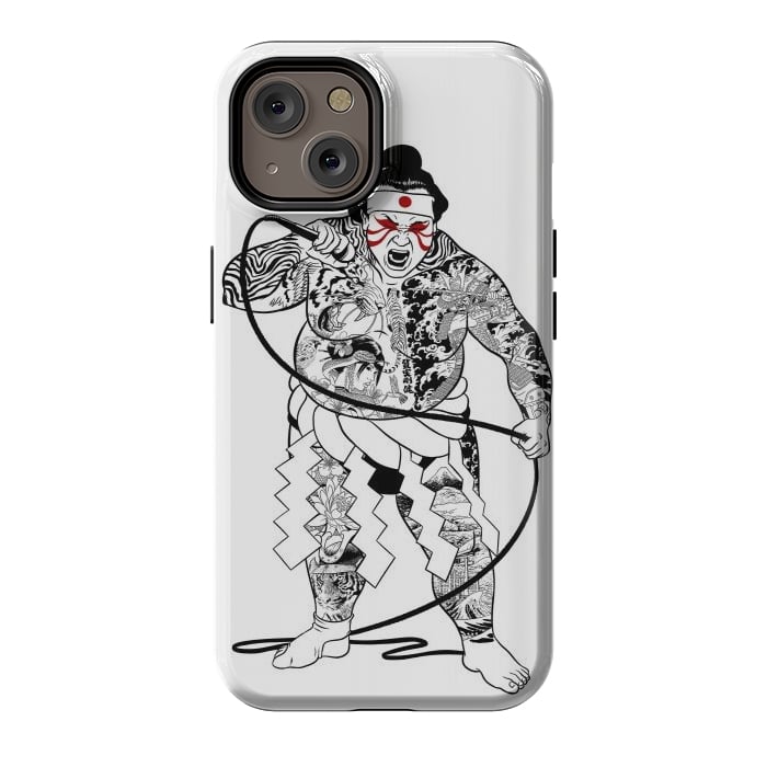 iPhone 14 StrongFit Japanese sumo singer by Alberto