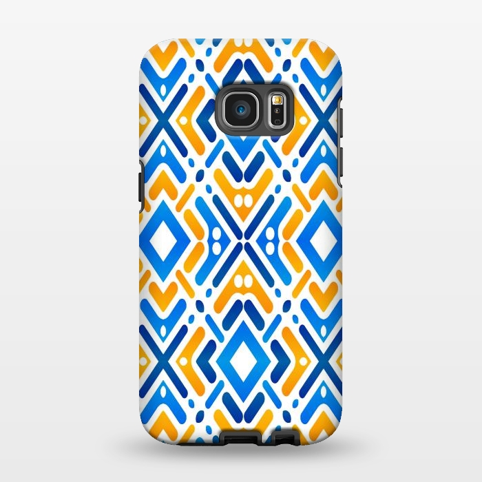 Galaxy S7 EDGE StrongFit Colorful pattern by Bledi