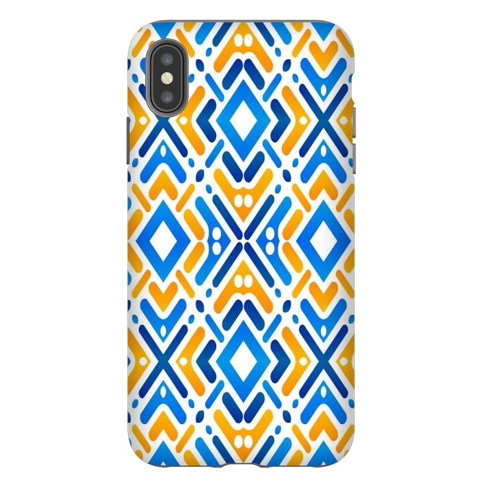 iPhone Xs Max StrongFit Colorful pattern by Bledi