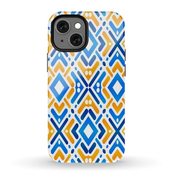 iPhone 12 mini StrongFit Colorful pattern by Bledi