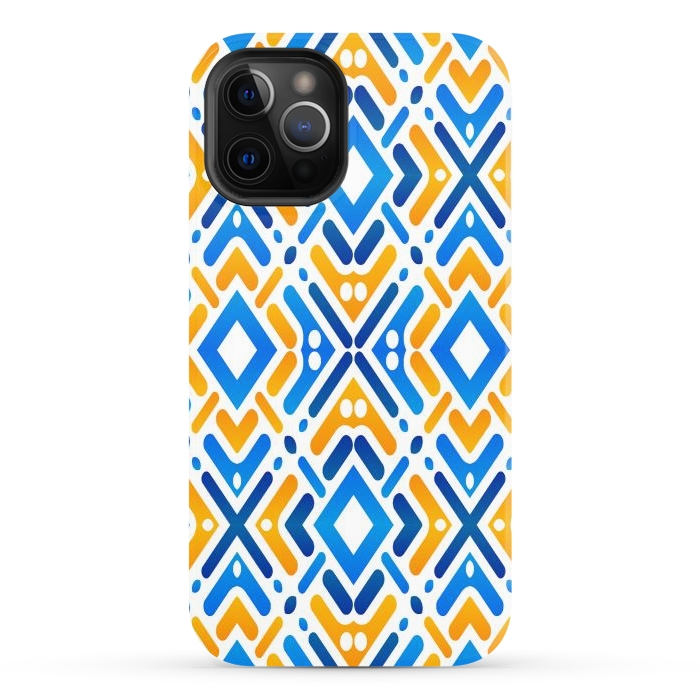 iPhone 12 Pro StrongFit Colorful pattern by Bledi