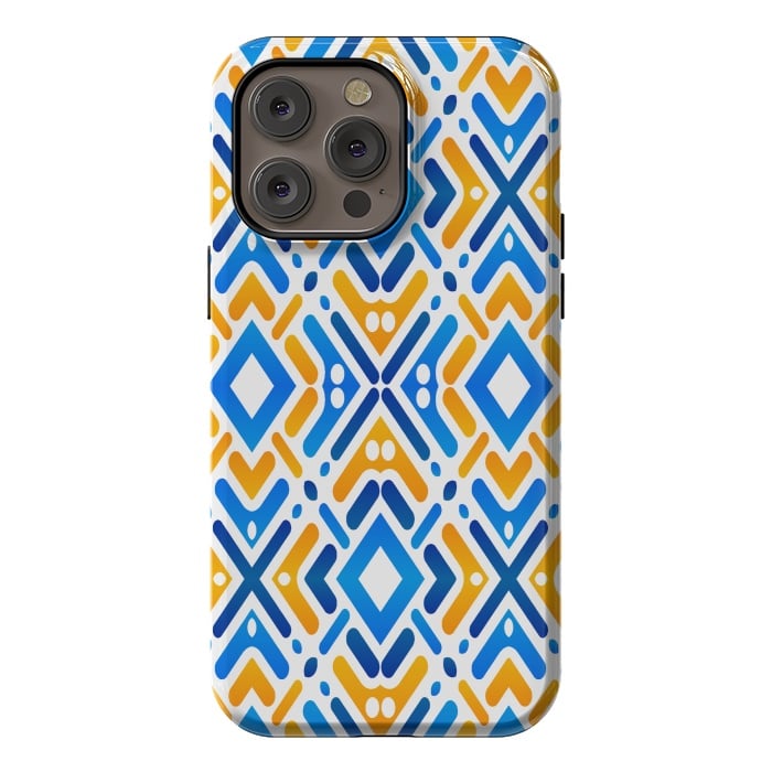 iPhone 14 Pro max StrongFit Colorful pattern by Bledi
