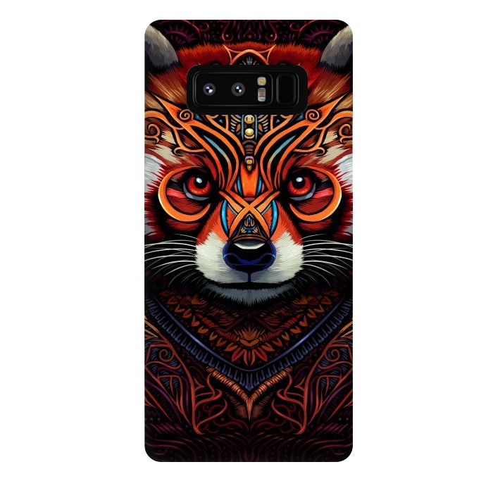 Galaxy Note 8 StrongFit Indian tribal red panda by Alberto
