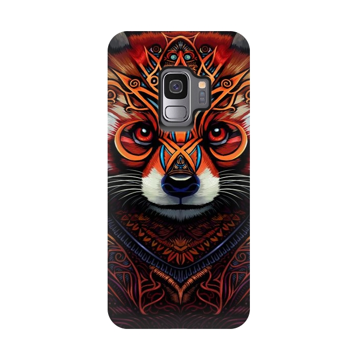 Galaxy S9 StrongFit Indian tribal red panda by Alberto