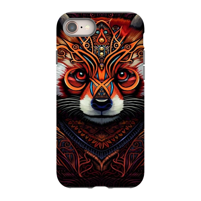 iPhone SE StrongFit Indian tribal red panda by Alberto