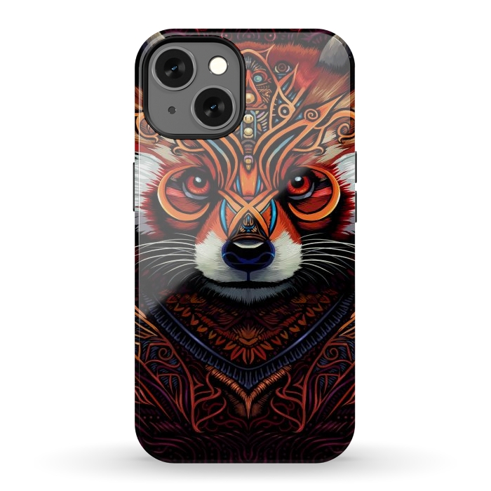 iPhone 13 StrongFit Indian tribal red panda by Alberto
