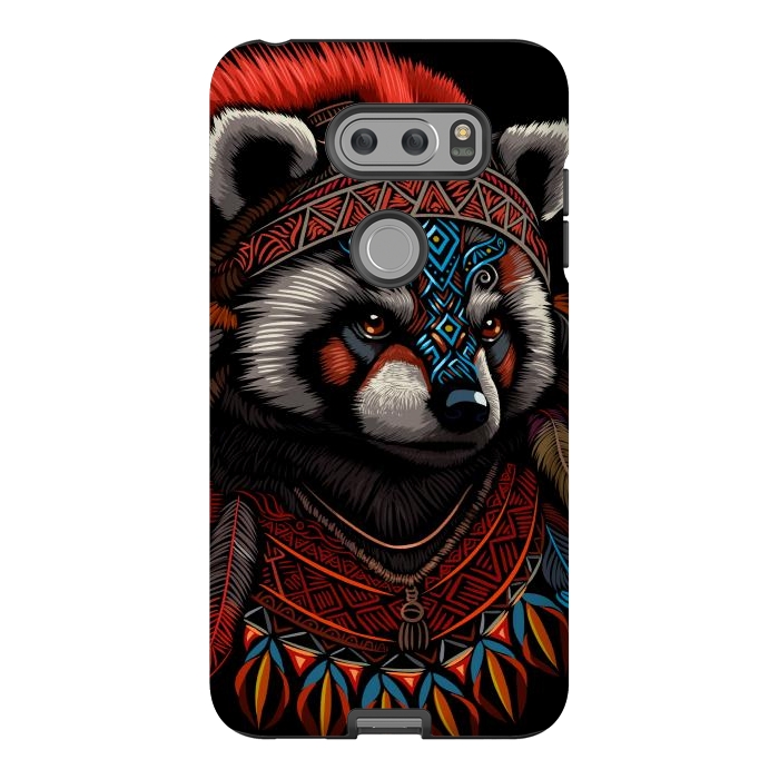 V30 StrongFit Red panda Indian Chief by Alberto