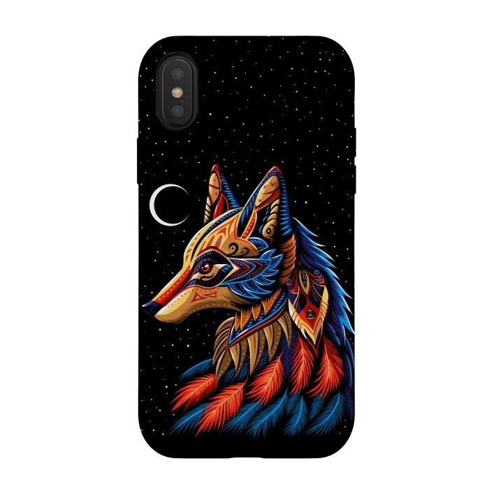 iPhone Xs / X StrongFit Fox Dreamcatcher  by Alberto