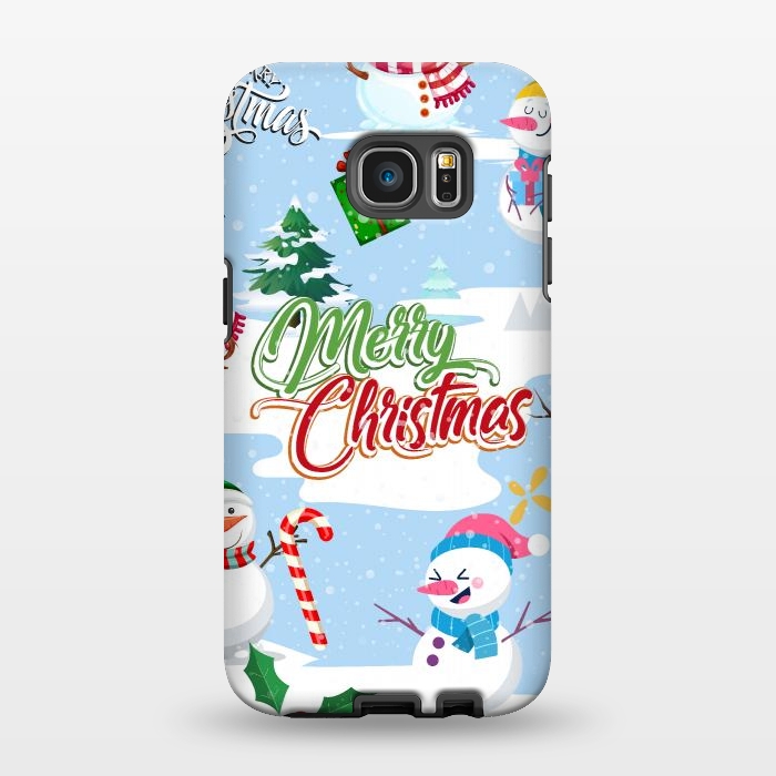 Galaxy S7 EDGE StrongFit Snowman 2 by Bledi
