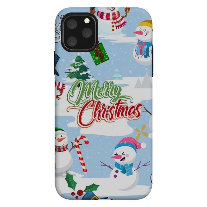 iPhone 11 Pro Max StrongFit Snowman 2 by Bledi