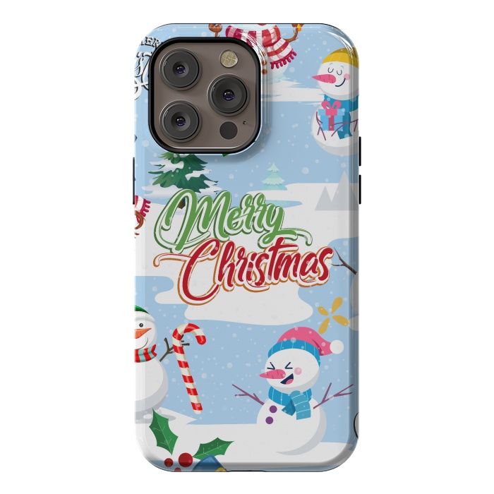 iPhone 14 Pro max StrongFit Snowman 2 by Bledi