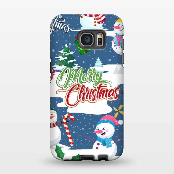 Galaxy S7 EDGE StrongFit Snowman 3 by Bledi