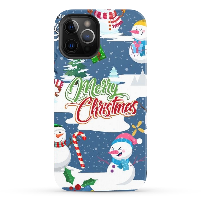 iPhone 12 Pro StrongFit Snowman 3 by Bledi
