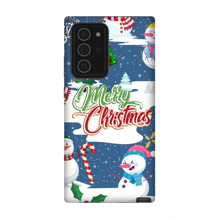 Galaxy Note 20 Ultra StrongFit Snowman 3 by Bledi