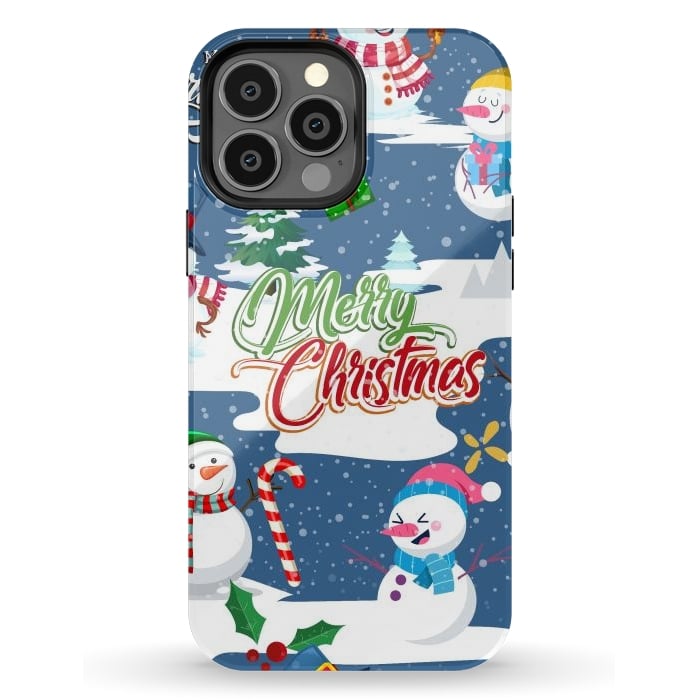 iPhone 13 Pro Max StrongFit Snowman 3 by Bledi