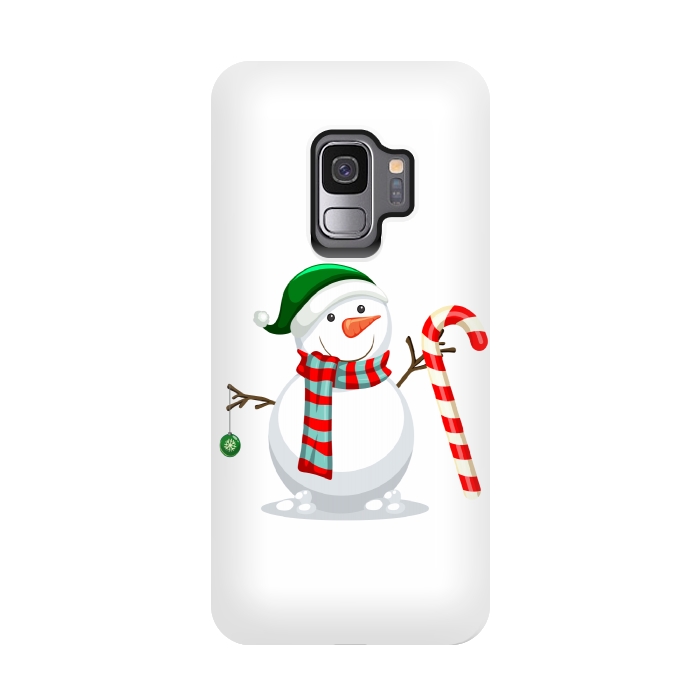 Galaxy S9 StrongFit Snowman by Bledi