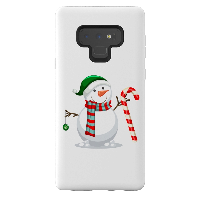 Galaxy Note 9 StrongFit Snowman by Bledi