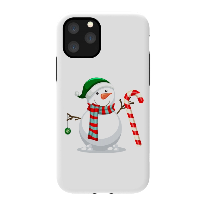 iPhone 11 Pro StrongFit Snowman by Bledi