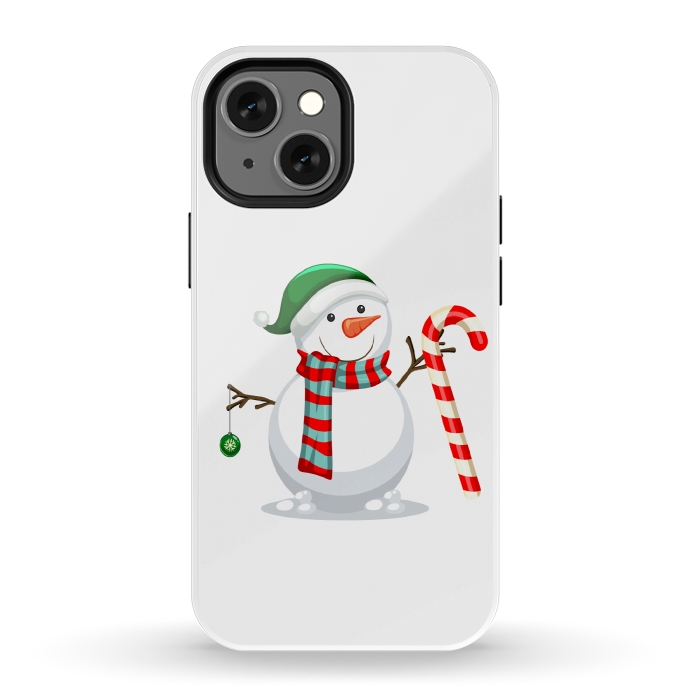 iPhone 12 mini StrongFit Snowman by Bledi