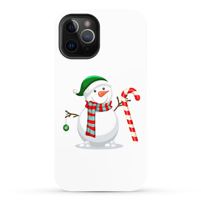 iPhone 12 Pro StrongFit Snowman by Bledi