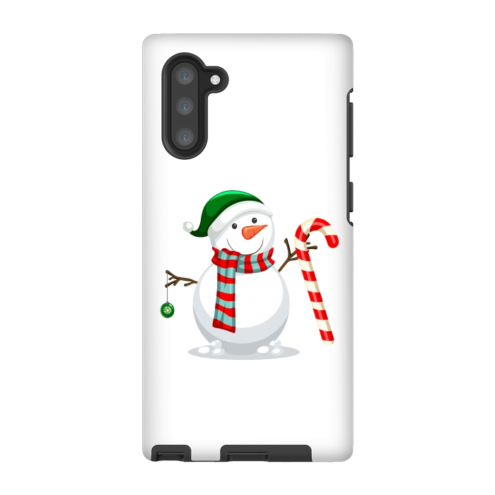 Galaxy Note 10 StrongFit Snowman by Bledi