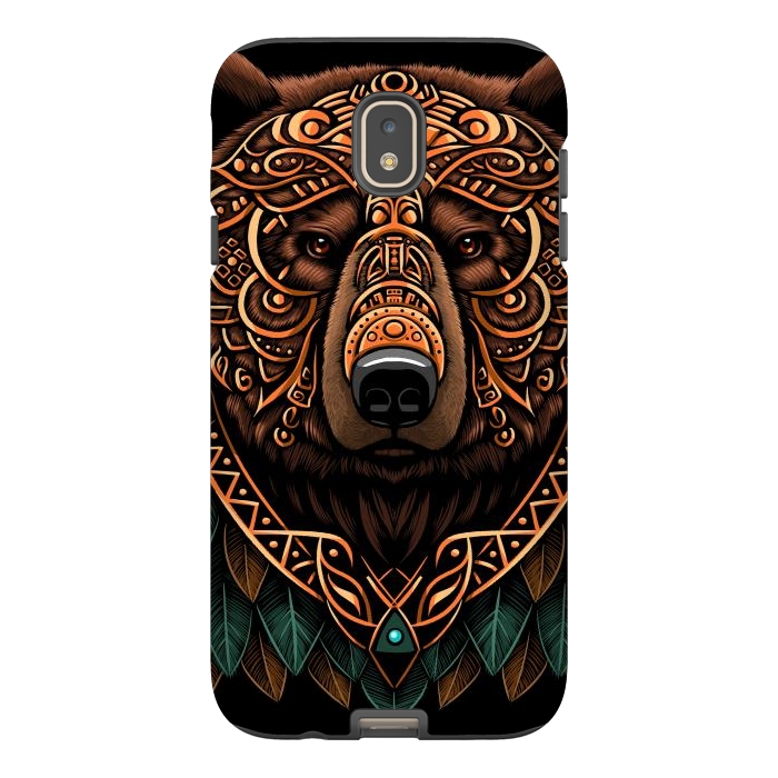 Galaxy J7 StrongFit Bear grizzly tribal chief by Alberto