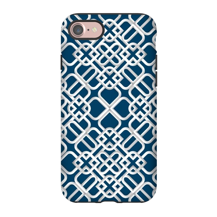 iPhone 7 StrongFit Arabic White Ornament 1 by Bledi