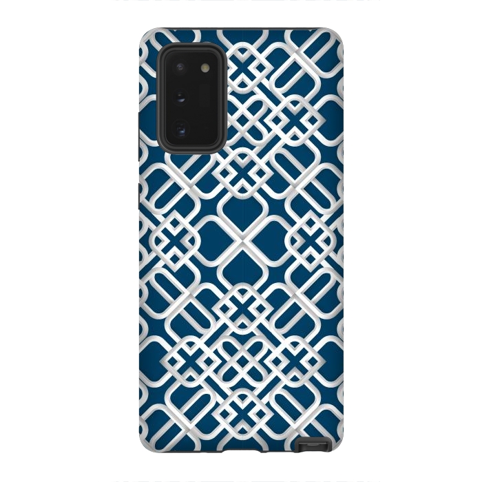 Galaxy Note 20 StrongFit Arabic White Ornament 1 by Bledi