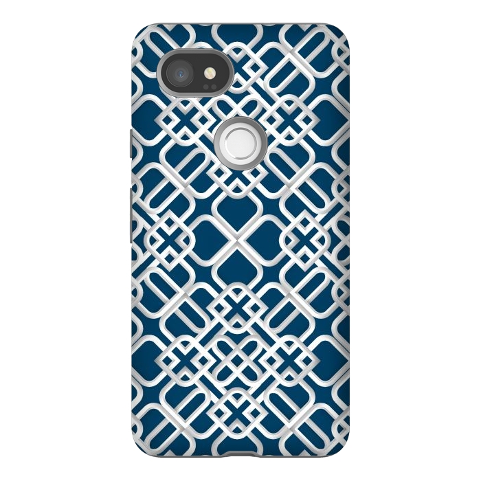 Pixel 2XL StrongFit Arabic White Ornament 1 by Bledi