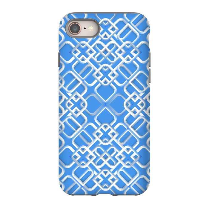 iPhone 8 StrongFit Arabic White Ornament 3 by Bledi