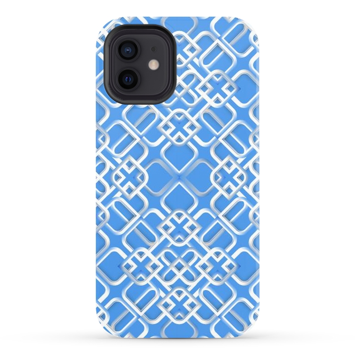 iPhone 12 StrongFit Arabic White Ornament 3 by Bledi