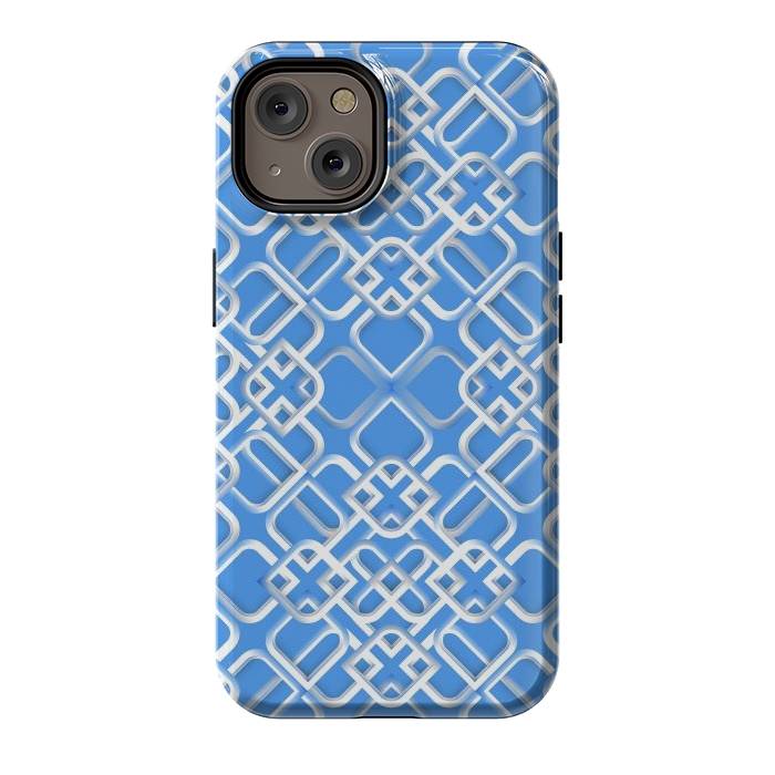 iPhone 14 StrongFit Arabic White Ornament 3 by Bledi