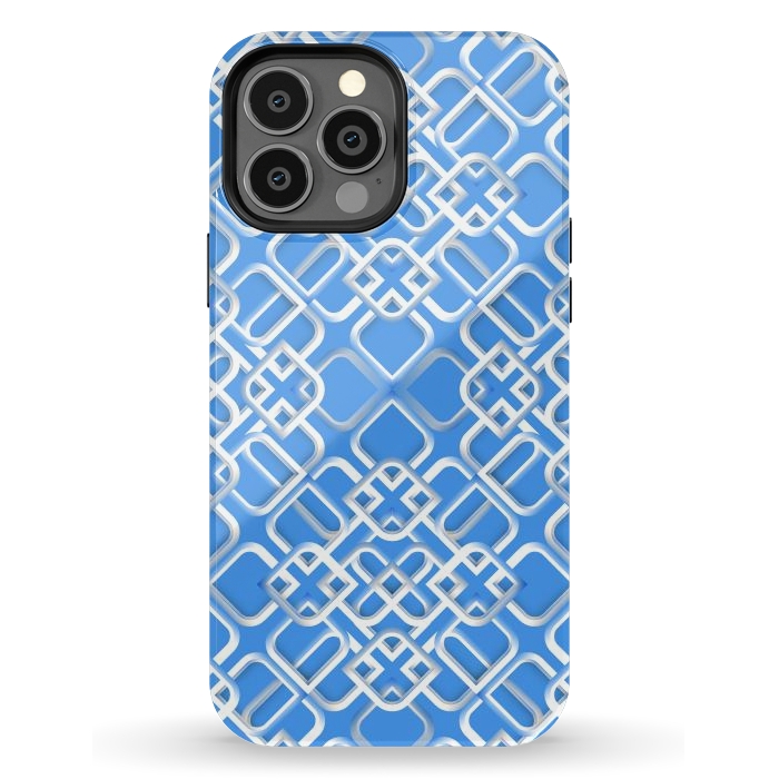 iPhone 13 Pro Max StrongFit Arabic White Ornament 3 by Bledi