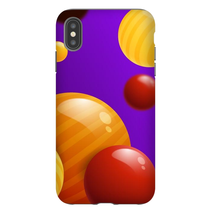 iPhone Xs Max StrongFit 3D Spheres 1 by Bledi