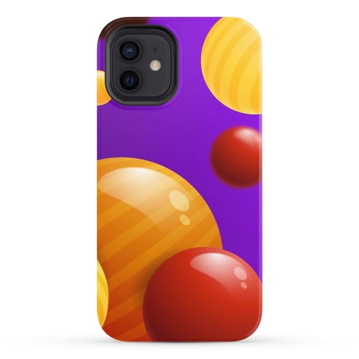 iPhone 12 StrongFit 3D Spheres 1 by Bledi