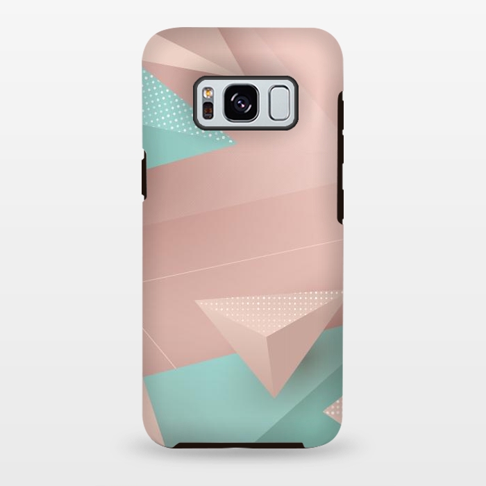 Galaxy S8 plus StrongFit 3D Triangles 1 by Bledi