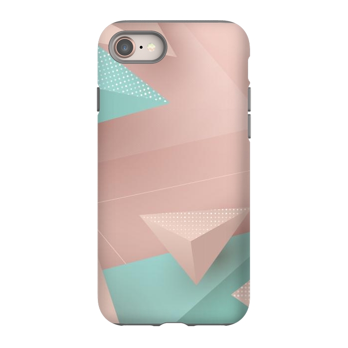 iPhone SE StrongFit 3D Triangles 1 by Bledi